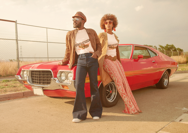 t-shirt-mockup-featuring-a-man-and-a-woman-posing-by-a-70s-car-m10496